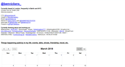 Desktop Screenshot of benvickers.net